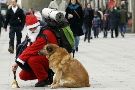 15 красно-белых фотографий Санта Клаусов