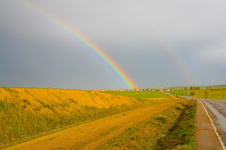 12 фотографий начала или конца радуги