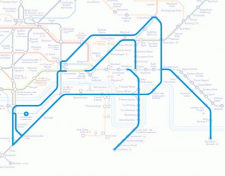 Животные на схеме лондонского метро от Поля Миддлвика (10)